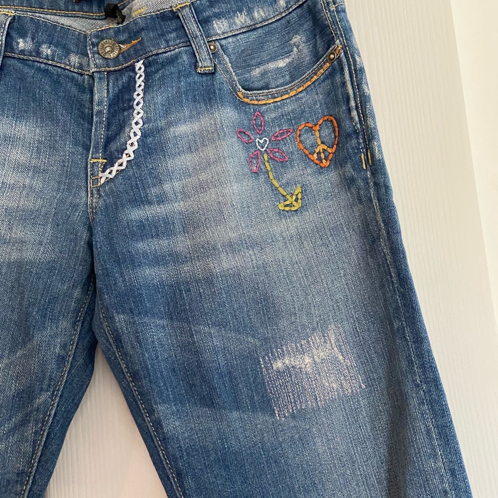 Lucky Brand Lil Maggie embroidered jeans
